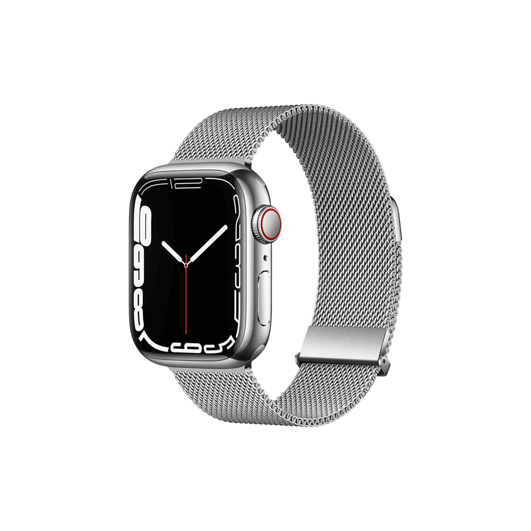 Milanaise Armband in Silber – feines Edelstahlgeflecht mit edlem Glanz für deine Apple Watch